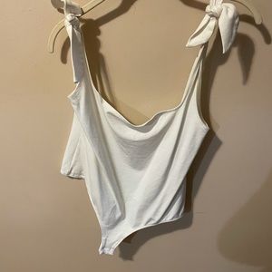 Free people white body suit